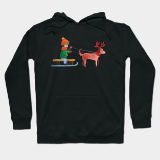 Dog sleigh Hoodie